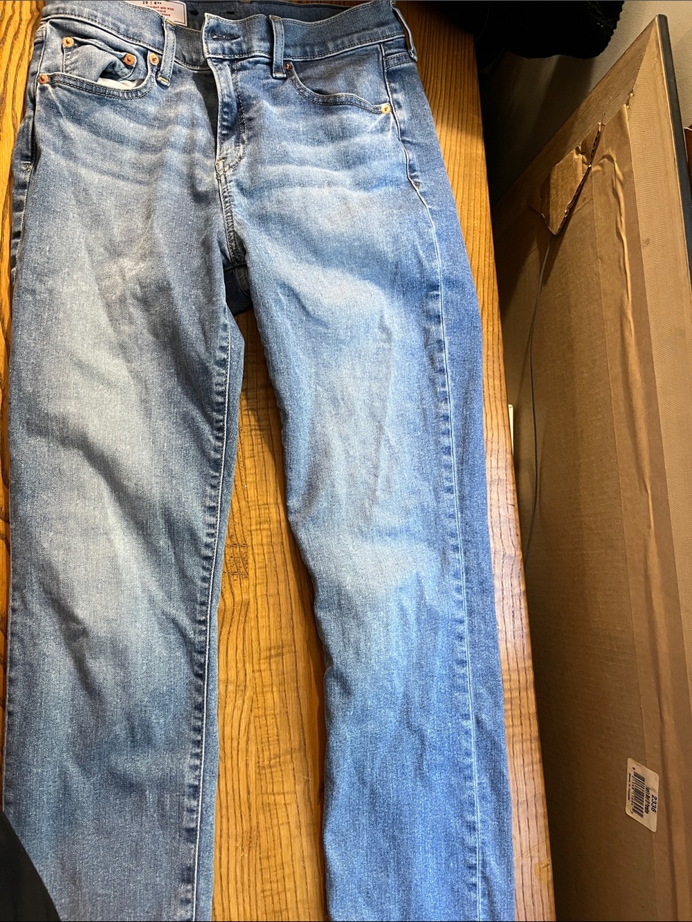 GAP Light Blue Straight-Leg Women's Jeans